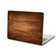 thumbnail image 3 of KSK KAISHEK Hard Shell Only for Newest MacBook Air 13 inch( Retina Display Touch ID, 2022/2021/2020/2019/2018) Model A2337 m1 A2179 A1932, USB Type-C Wood grain 72_1, 3 of 5