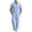 Sky Blue-p8V9E, variant on Summer Outfit Men's Two Piece Lightweight Thin Leisure Suit Summer Suit Regular Fit Leisure Short Sleeve Shirt and Long Trousers Set Clothing Fabric Jogging Suit