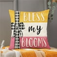 thumbnail image 5 of SPOORYYO Spring Printed Pillow Cover with Zipper, Polyester Cushion Cover for Sofa Decor, 5 of 6
