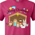 thumbnail image 4 of Inktastic Merry Christmas Cute Nativity Scene T-Shirt, 4 of 5