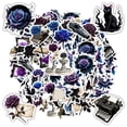 thumbnail image 6 of 35pcs Gothic Stickers Stationery Black Stickers Animal Teacher Reward Stickers Graffiti Decals for Suitcase Fridge Laptop, 6 of 9
