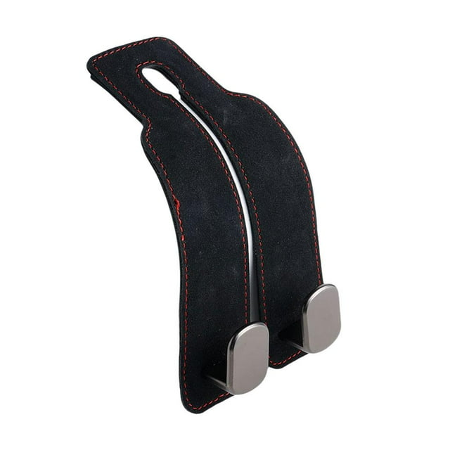 Car Seat Back Double Hook Leather Headrest Hook