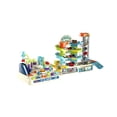 thumbnail image 4 of Juego de garaje para niños, vehículos de juego de 3 niveles con ascensor, elevador, rompecabezas, pistas de coches, juegos de montaje, juego de, 4 of 9