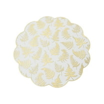 JoyMoreHome Christmas Pine Print Placemats Vinyl Placemats, Durable Table Mats for Wedding, Banquet, Party, Restaurant Decorations