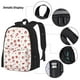 thumbnail image 3 of Easygdp Lips Kiss Mochila para Niños y Niñas con Set de Caja de Almuerzo y Estuche para Lápices 3 en 1, Mochila Escolar Estampada para Adolescentes, 3 of 7