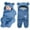 Blue, variant on Newborn Baby Girls Boys Cute Bear Fleece Footie Bunting Snowsuit Toddler Infant Hooded Plush Footed Jumpsuit Romper Winter Fall Warm Coat Outfits 0-6Months