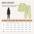 thumbnail image 4 of Lsque Green Frog Pattern Long Sleeve Pajama Set for Women - Soft 2-Piece Sleepwear and Loungewear Set with Pockets, Comfy Nightwear-Large, 4 of 7