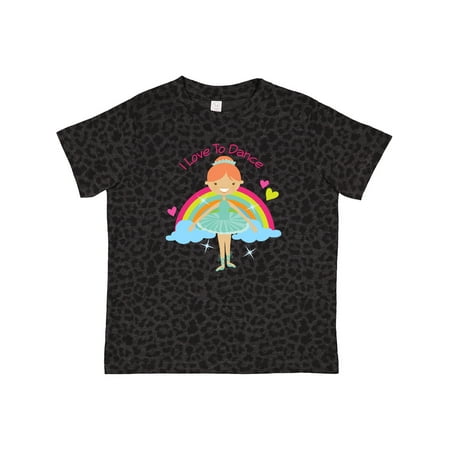 

Inktastic I Love to Dance Ballet Gift Toddler Toddler Girl T-Shirt
