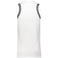 thumbnail image 3 of Holloway Sportswear XL Womens RETRO BASKETBALL JERSEY White/Black 224376, 3 of 5