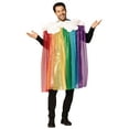 thumbnail image 2 of Rasta Imposta Rainbow with Rain Cloud Costume, Men and Women's, Multicolor, Adult One Size, R1231-OS, 2 of 7