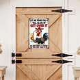 thumbnail image 5 of Funnysign Chicken Gifts Rooster Dcor Let Me Pour You A Tall Glass Of Get Over It Letrero Rústico De Lata Para Decoración Del Hogar, Granja, Gallinero, 8.0 X 12.0 In (9714), 5 of 5