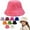 Pink, variant on Hat Winter Furry Hats Warm Thickened Fisherman Cap for Girls Mens down Hat