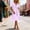 Pink, variant on Uscallm Women Plus Size V Neck Short Sleeve Tie Polka Dot Boho Casual Midi Wrap Dress A-Line Beach Vacation Dresses, Black 2XL