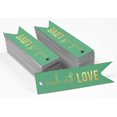 thumbnail image 2 of Inkdotpot Gold Foil Paper Hang Tags Made With Love Text Favor Tags 50 Pieces, 2 of 6