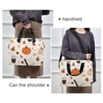 thumbnail image 6 of FORMRS 16" Laptop Bag Carrying Sleeve Case with Handle Travel Shoulder Briefcase, Hand Drawn Pumpkin, 6 of 8