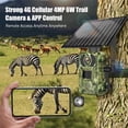 thumbnail image 4 of 4G Sim Card LTE Cellular 4W Solar 7800MAh Battery Hunting Trail Motion Activated Night Vision 4MP IP, 4 of 5