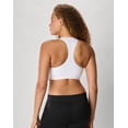 thumbnail image 3 of Hanes Sport Women's Seamless Racerback Sports Bra White M, 3 of 10