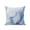 Blue, variant on Outdoor Pillows Waterproof, Blue Marble Bedding Throw Pillows with Insert for Couch Sofa Bed, Gradual Modern Abstract Art 18x18 Inch Pillowcases Decorative Camping Patio Pillow Set of 1