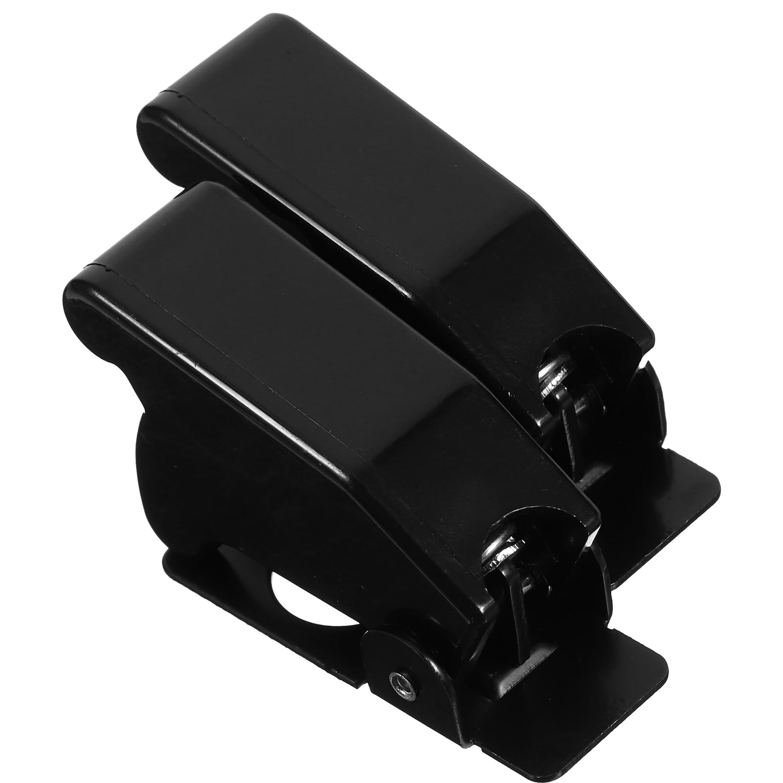Aracombie 5 Pcs 12V 20A Toggle Switch With Safety Cover - SPST Carbon Switch For Car, Boat, Truck, Airplane Accessories