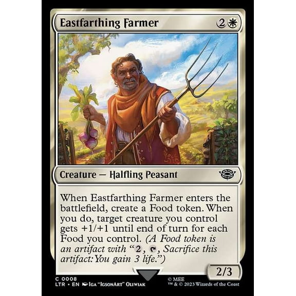MtG Tales of Middle-Earth Common Eastfarthing Farmer #8