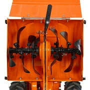YARDMAX 18 in. Gas OHV Engine Rear Tine Tiller with Dual Rotating Tilling