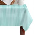 thumbnail image 4 of Turquoise Table Cloth Waterproof Tablecloths, Modern Abstract Art Ombre Striped Tablecloth Dining Table Cover for Kitchen Party Tabletop Outdoor, Rectangle Tablecloth 60x84 Inch, 4 of 9