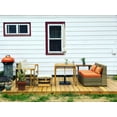 thumbnail image 3 of QQbed 2-Pack Outdoor Deep-Seat Cushions 24"x22"x4" with Memory Foam & Waterproof Covers, 3 of 9