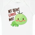 thumbnail image 4 of Inktastic My Aunt Loves Me Cute Turtle Boys or Girls Baby Bodysuit, 4 of 5