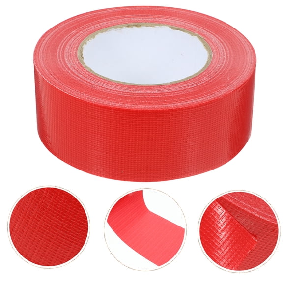 ETEREAUTY Mounting Duct Tape Fabric Red For Diy Projects 1 Roll