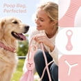 thumbnail image 7 of Dog Leash with Poop Bag Holder,Silicone Dog Poop Bag Dispenser for Leash,Pet Walking Accessories for Dog Owners,Birthday Gift for Pet Lovers,1 Pack, 7 of 7