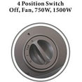 thumbnail image 6 of Optimus H-7004 Portable Ceramic Heater with Thermostat, 6 of 8