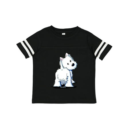 

Inktastic Fluffy Butt Westie Gift Toddler Boy or Toddler Girl T-Shirt