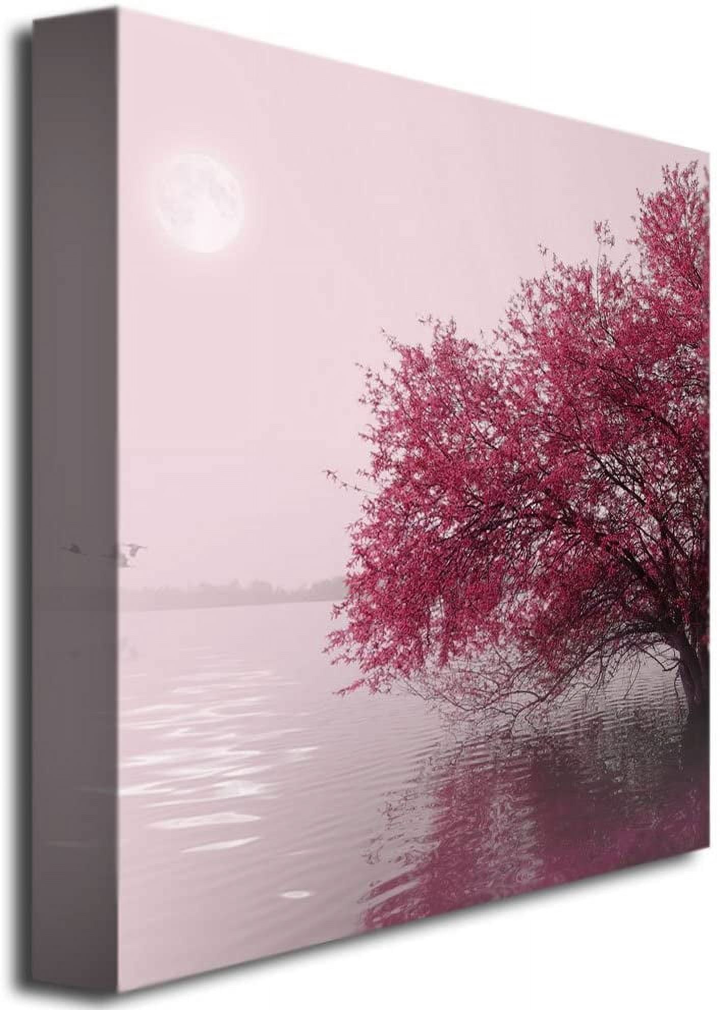 Trademark Art "Full Moon on the Lake" Canvas Art by Philippe Sainte-Laudy