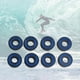 thumbnail image 5 of Rodamientos de Longboard para monopatín, 8 Uds., rodamientos de bolas de acero al carbono ABEC 11 de precisión Azul Zulema Rodamientos para patinetas, 5 of 8