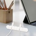 thumbnail image 6 of Moluckfu Charging Cord Holder Cable Clip Holders White 2Pcs, 6 of 8