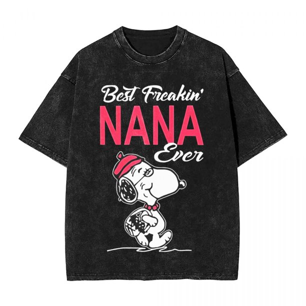 Camiseta lavada vintage Charlie Brown y Snoopy, camisetas sencillas, camiseta hippie para hombre, camisetas casuales básicas Y2K de verano