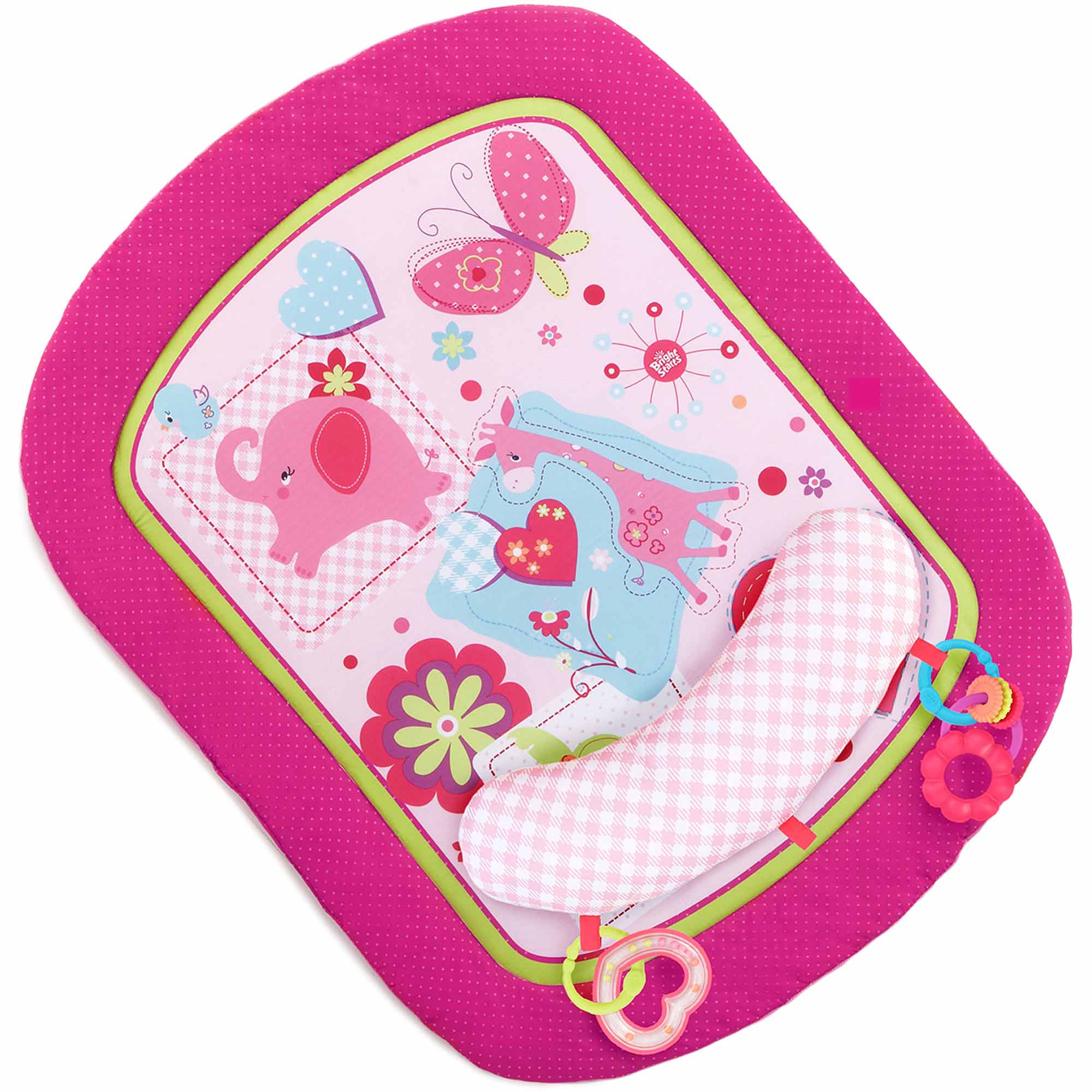 bright starts play mat pink