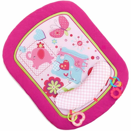 Bright Starts Pretty in Pink Sweet Savanna Prop and Play Mat