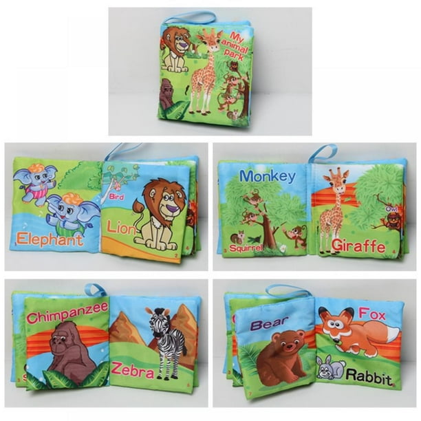 Baby Fabric Activity Crinkle Soft Books for Infants Baby Early