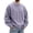 Purple, variant on Corduroy Sweatshirts for Men 2026 Fall Winter Long Sleeve Plain Relaxed Fit Crewneck Sweatshirt Mens Pullover Top