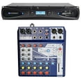 thumbnail image 1 of Crown Pro XLS2502 XLS 2502 2400w DJ/PA Power Amplifier w/ DSP+Soundcraft Mixer, 1 of 12