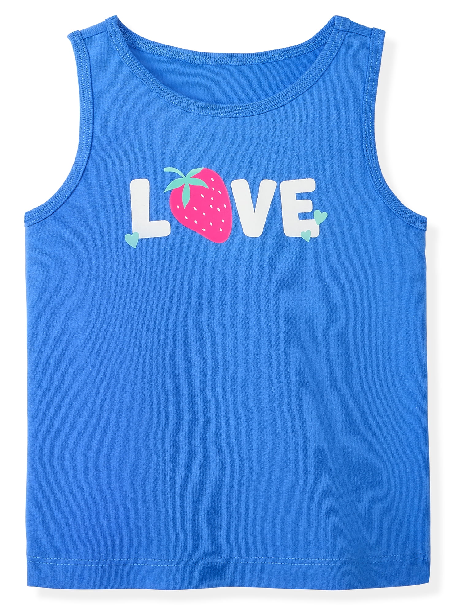 Garanimals Newborn, Baby & Toddler Girl Cotton Graphic Tank Tops, 4‑Pack, Sizes 0-6T