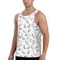 thumbnail image 2 of Wukai Sea Turtle Print Men’s Workout Tank Top Sleeveless Muscle T shirt Gym Running Fitness Tank Top-4X-Large, 2 of 7