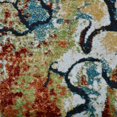 thumbnail image 3 of RUGSOTIC CARPETS MACHINE MADE HEATSET POLYPROPYLENE AREA RUGS - 3'4''x5', Rectangle Shape, Multicolor Color, Floral Modern Design, High Pile Machine Made Area Rugs for Living Room, Bed Room (M00010), 3 of 7