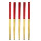 thumbnail image 1 of Palillos de acero inoxidable Palillos de metal ligeros multicolores reutilizables, 23 cm, 5 pares, 1 of 5