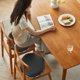 thumbnail image 4 of Simples Solid Color Round Cushion Thick Non Slip Chair Pad Round Stool Butt Pad Waterproof Stool Cushion 11.81x11.81in, 4 of 6
