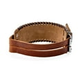 thumbnail image 2 of Bling Jewelry Mens Unisex Retro Biker   Leather Cuff Bracelet with Buckle Strap, 2 of 4