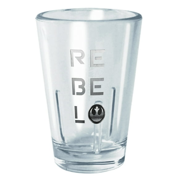 Star Wars Metallic Rebel Logo Tritan Shot Glass Clear 2 oz.