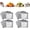 s, variant on 2026 New Reusable Aluminum Foil Sealable Storage Bags, Upgrade Resealable Vacuum Zipper Pouches with Label, Stand Up Foil Sealable Bags for Freezer, Grilling, Food Storage, Vegetable & Meat (10, M)