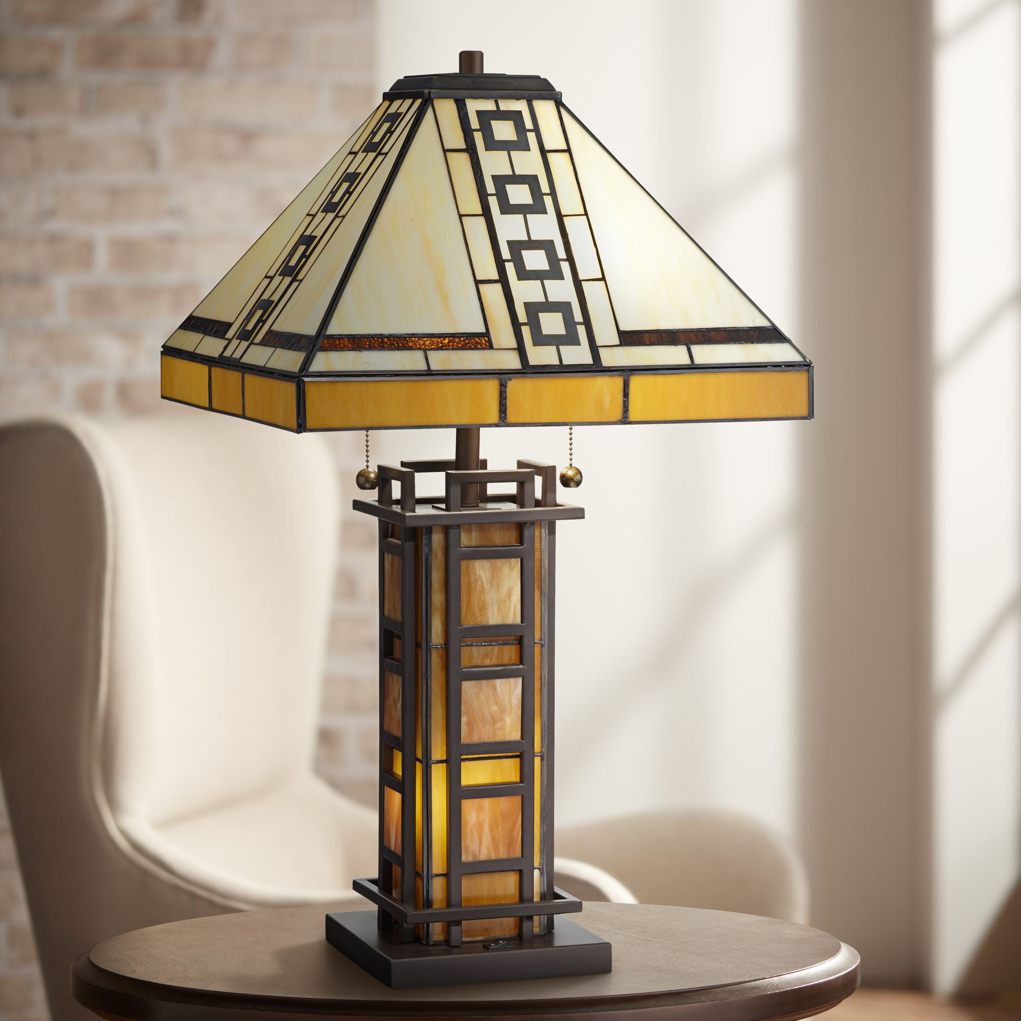Robert Louis Mission Table Lamp, Mission Table Lamp Tall